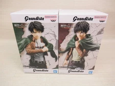 [NEW] BANPRESTO Attack on Titan Grandista Eren Yeager & Levi Ackerman Figure Set