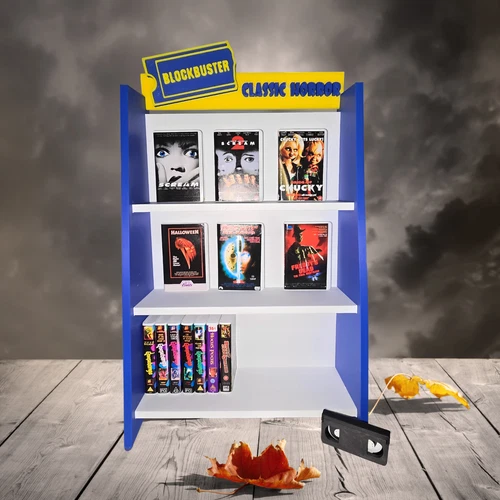 Miniature Horror VHS Collection - Mini Christmas Classics Retro VHS Movies