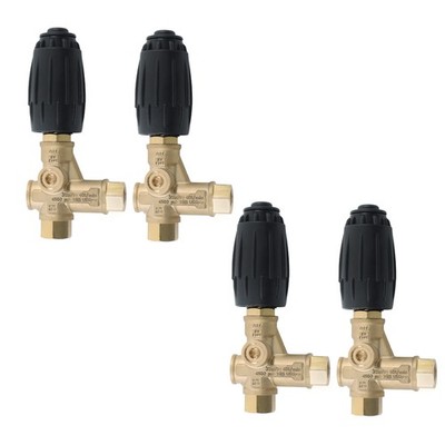 4 Pcs AR VRT3-310 Unloader Valve Washer Pump 4350PSI 8GPM 3/8'' FNPT - Heavy Duty