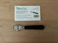 Pampered Chef #1133 Citrus Orange Lemon Scorer Zester Retired Free Shipping!