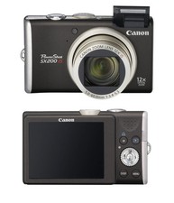 Canon PowerShot SX200 lS 12.1MP 12x Optical Zoom Digital Camera with Accessories