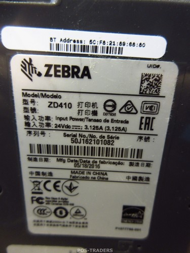 Zebra ZD410 Direct Thermal Label Printer USB 60mm - 269,652 INCH NO PLATEN ROLL - Afbeelding 5 van 6
