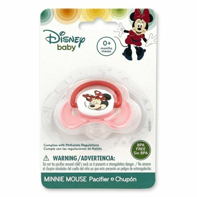 Disney Baby Minnie Mouse Pacifier 0 Months Pink Bpa For Sale Online Ebay