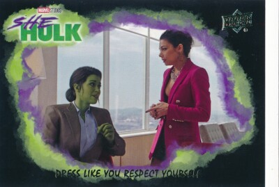 #49 TATIANA MASLANY GINGER GONZAGA/NIKKI RAMOS 2023 Upper Deck She-Hulk
