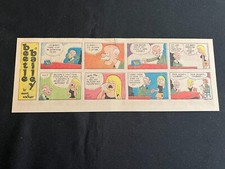 #Q19a BEETLE BAILEY by Mort Walker  Sunday Quarter Page Strip July 13, 1975