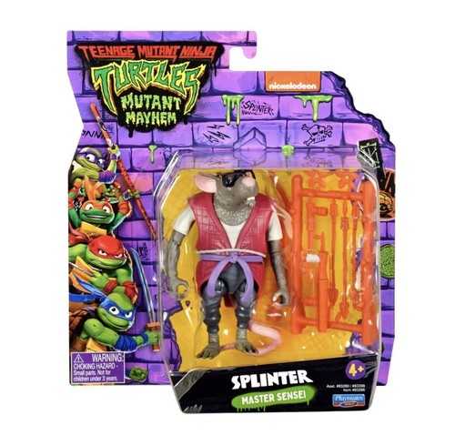 Playmates Toys 2023 TMNT: Mutant Mayhem (SPLINTER) Master Sensei 4+ Brand New - Picture 3 of 24