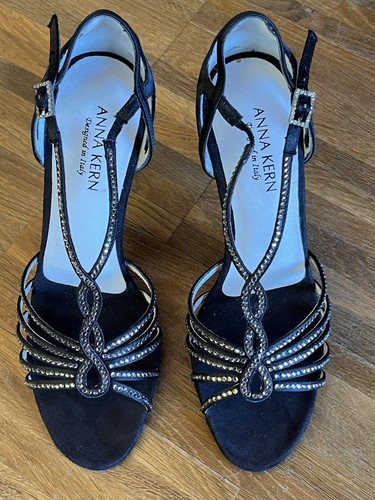 ANNA KERN Tanzpumps Dance Tanzschuhe Highheels High Heel Riemchenpumps Heels - Bild 4 von 10