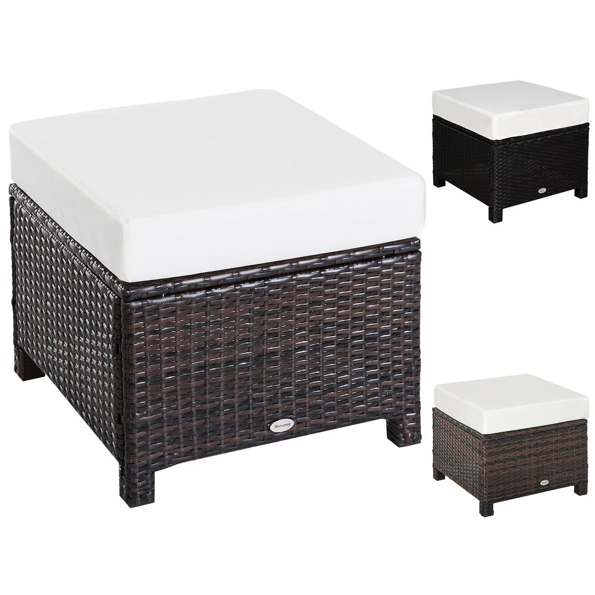 Rattan Ottomans, Footstools and Poufs for sale | eBay