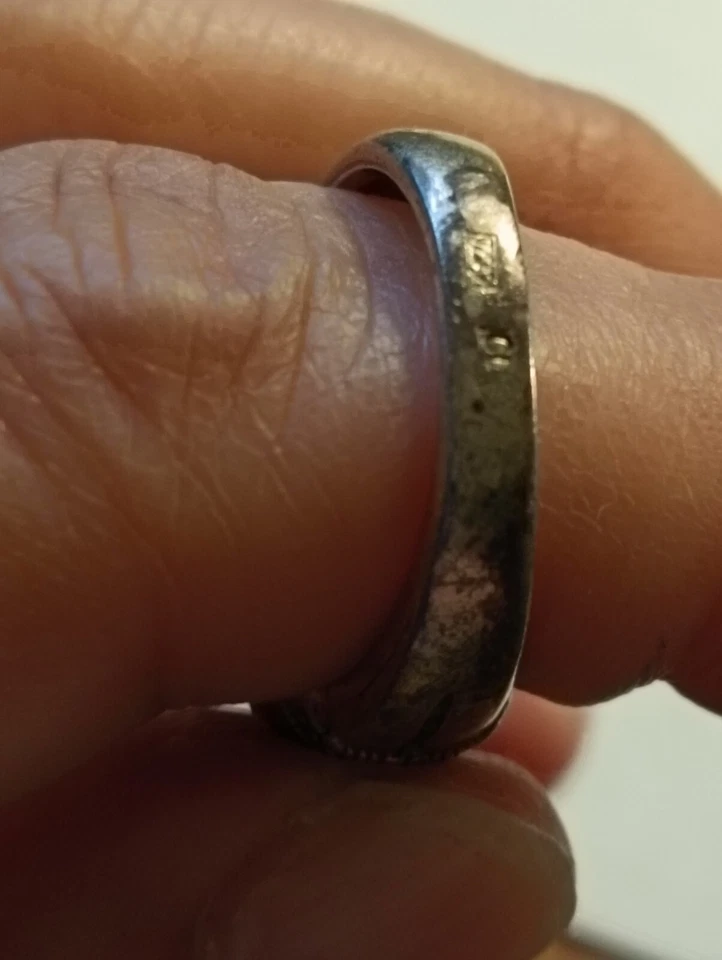 ANELLO ARGENTO ELEFANTE RUBINI - Immagine 3 di 4