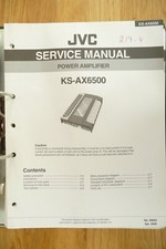 Service Manuel D'Instructions pour JVC KS-AX6500, Original