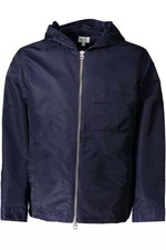 Gant Chic Blue Nylon Jacket With Hood