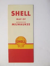 Shell Road Map of  Milwaukee 1955