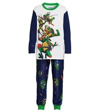 Teenage Mutant Ninja Turtles Boy Pajamas Size 8 10 12 Shirt Pants Mayhem NWT NEW