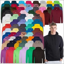 AWDis Para Hombres Universitario Sudadera con Capucha Informal Sudadera Lisa Moda Pullover Jersey