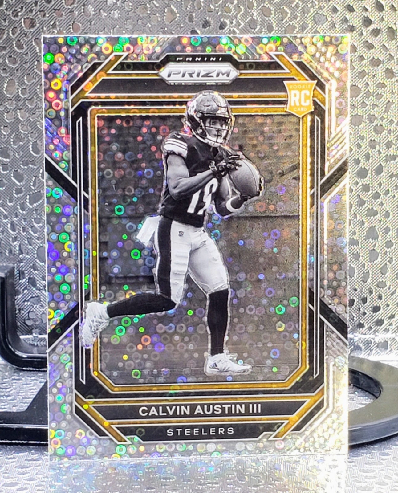 Calvin Austin III (2022) Panini Prizm Disco Negative Variation Prizm #338 RC