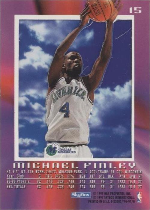 レア！ティムハーダウェイNBA 96-97EX-2000 Credentials 1996-97 Skybox EX 2000 Essential Credentials #33 Nick Van