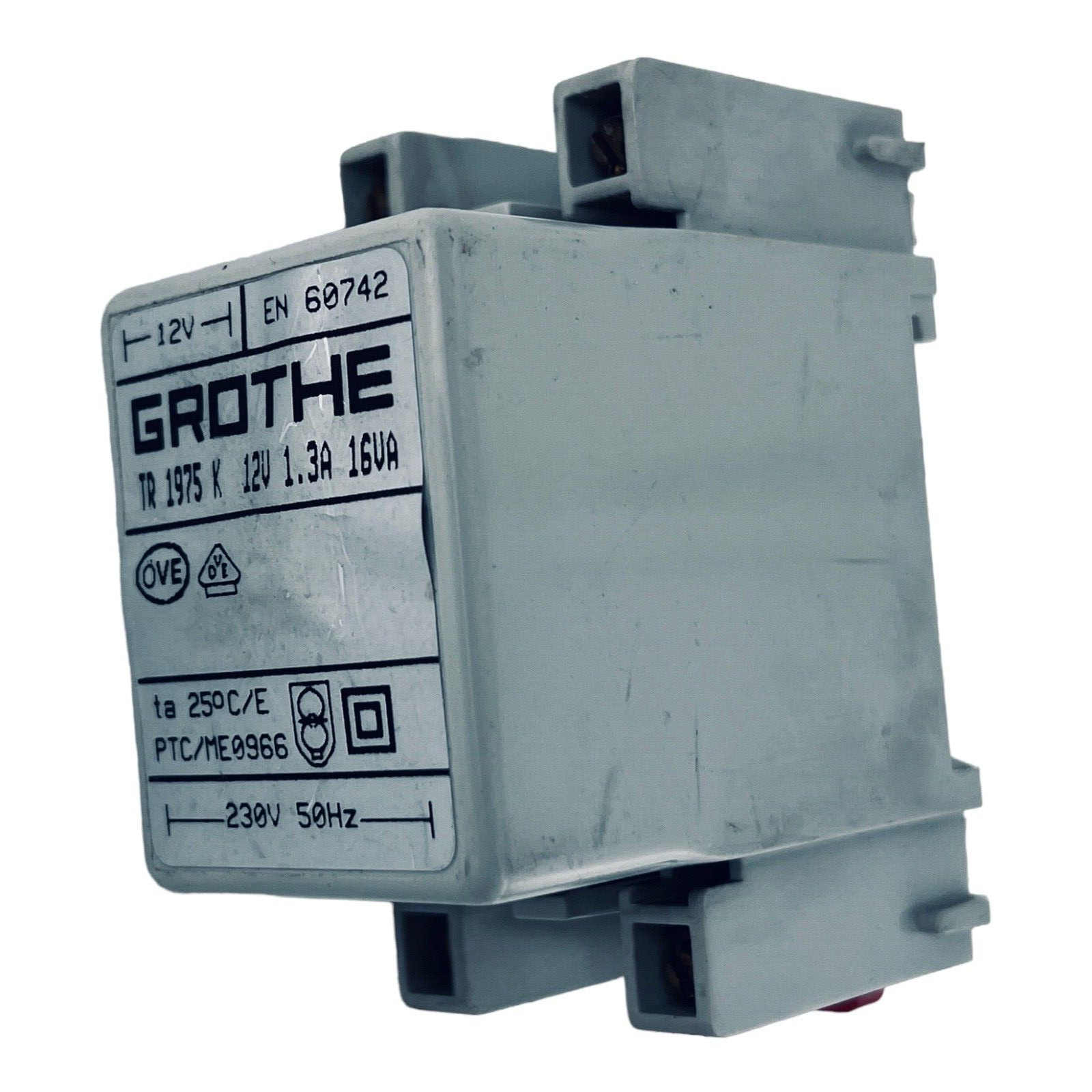 Grothe TR 1975 K / Bell Transformer / 12V / 1.3A / 16VA / 230V-50Hz