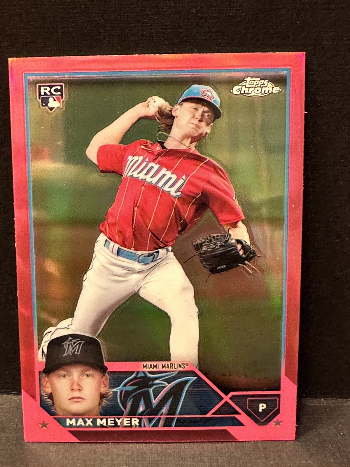 2023 Topps Chrome MAX MEYER RC #104 Pink Refractor