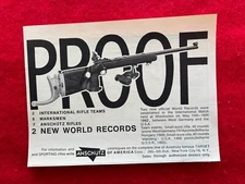 Vintage 1962 Print Ad Anschutz Rifles West Germany Vs. USA Small Bore