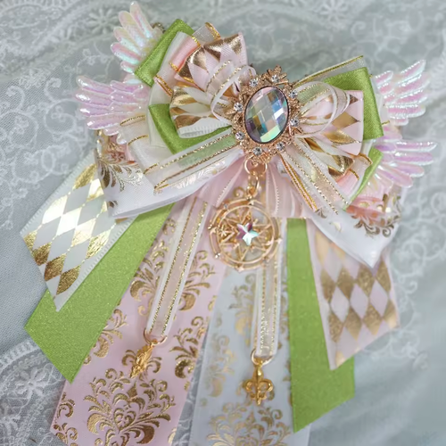 Anime-Inspired Bow Ribbon Cosplay Decoration for Hair, Bags, Backpacks & Ita Bag - Picture 6 of 13