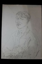 DDR Maler Professor Peuker Wolfgang Bleistift Zeichnung Original  Studien