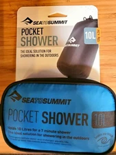 Sea To Summit Pocket Shower 10L Outdoor Camping Hiking Gear Water Bathing Bag