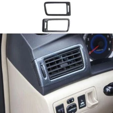 For Toyota Corolla 2003-2008 Carbon Fiber Grain Left And Right Air Outlet Trim