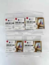 Daiso Japan Manga Display Shelf Bookend Stand | Set of 5 Transparent Bookshelf