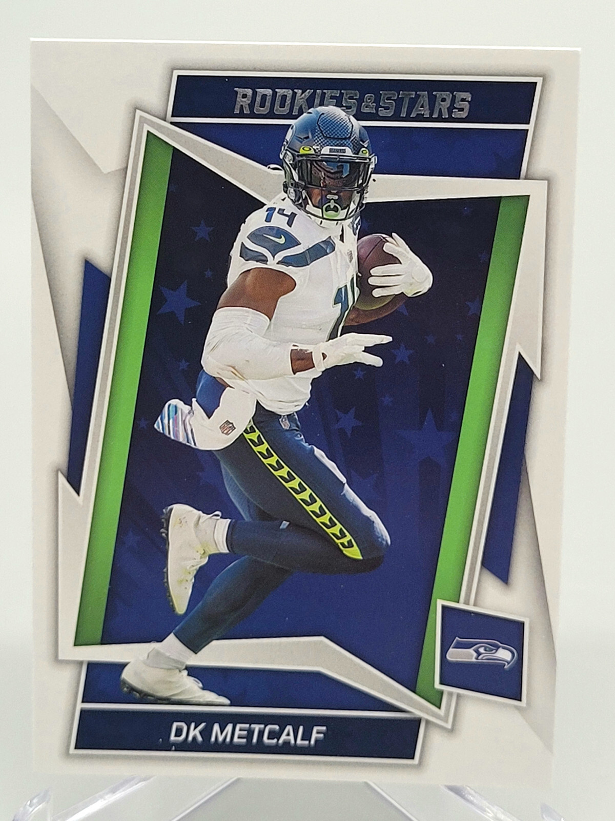 2022 PANINI ROOKIES & STARS DK METCALF FOOTBALL CARD SEAHAWKS NFL donruss and