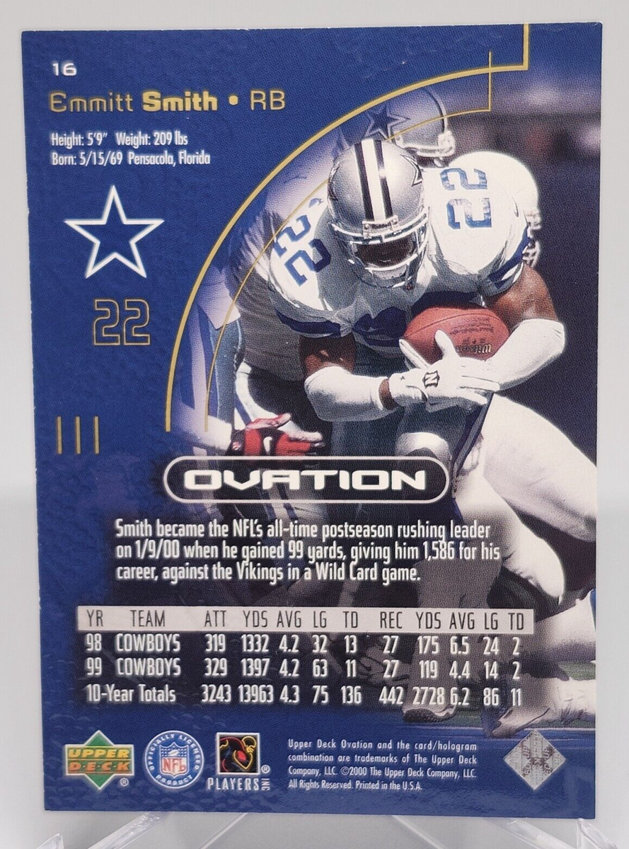 2000 Upper Deck Ovation #16 Emmitt Smith | eBay