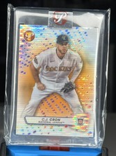 2023 Topps Pristine CJ Cron Encased All-Star Orange Pristine Refractor /25 MT