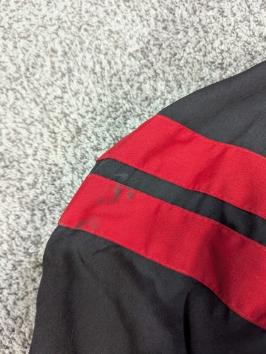 VTG Winston Racing Jacket Large Black Red Full Zip Swingster Smokers Anonymous - Picture 5 of 12