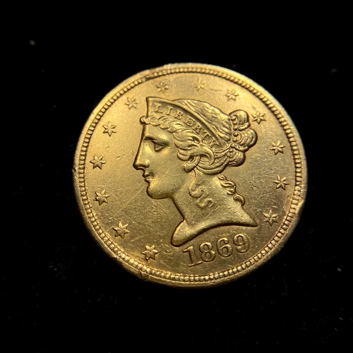 1869-S Liberty Head Gold — photo from the most recent tracked eBay sale