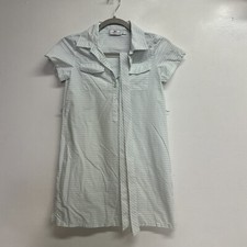 Vineyard Vines Performance Dress Girls Size 10 Belted Collar Striped 7Q0524