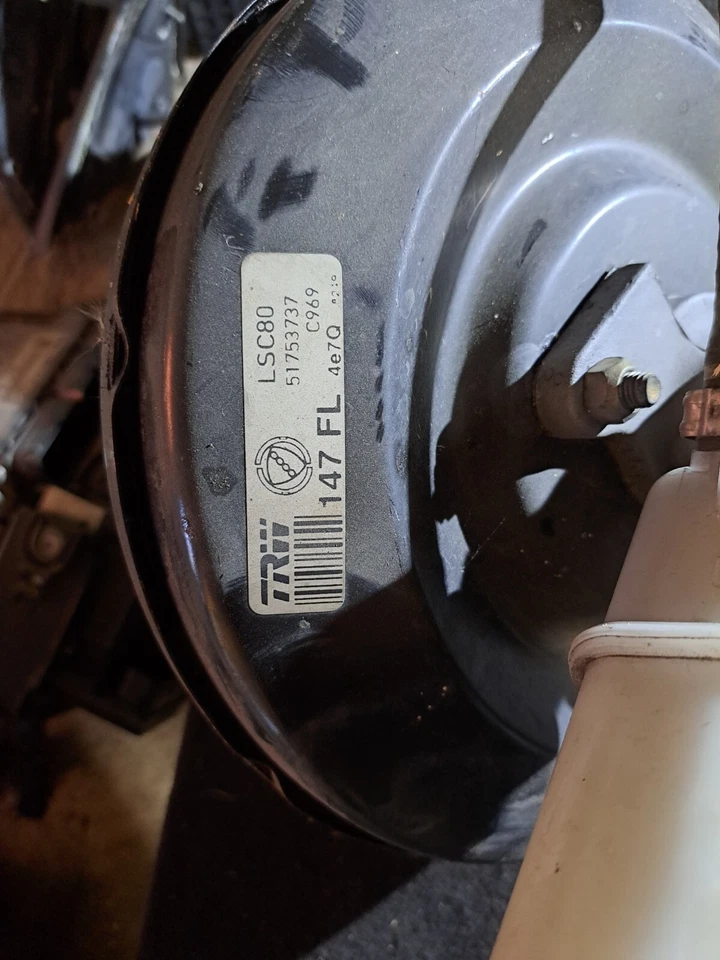 L1* Alfa Romeo 147 2005 Brake Booster 51753737 - Image 2 of 3
