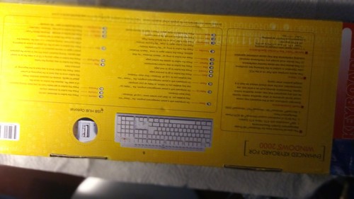 vintage Turbo Star--Classic Wired Keyboard Enhanced for Windows 2000 - Picture 3 of 3