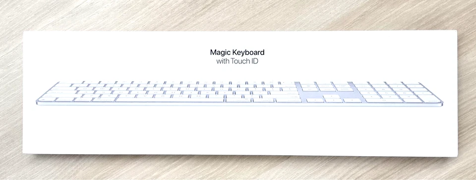 New Apple Magic Keyboard with Touch ID and Numeric Keypad (USB-C, White Keys) - Image 4 of 4