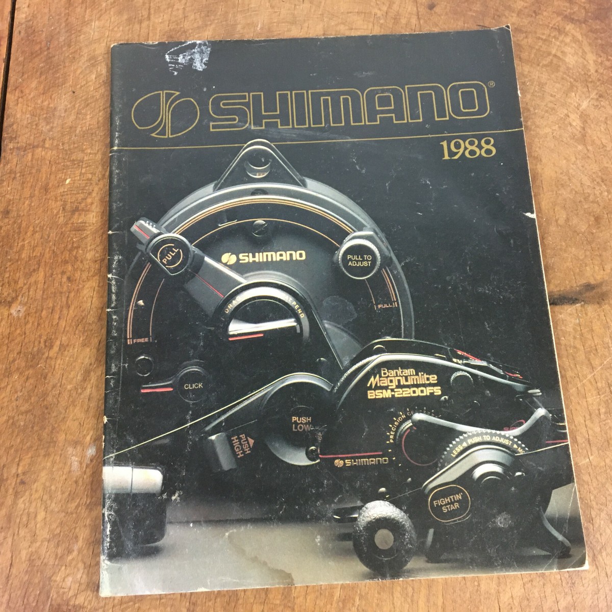Vintage 80s 1988 Shimano Fishing Tackle Rod Reel Fish Book Catalogue Manual  | eBay