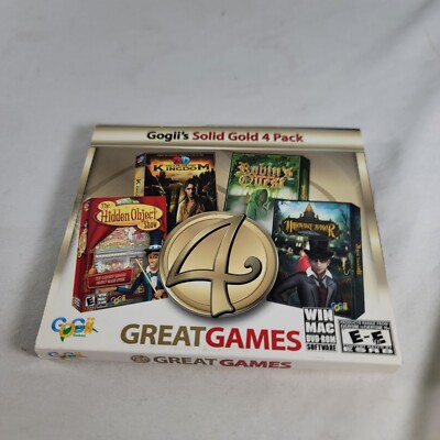 Gogii's Solid Gold 4 Pack - (2011, Four PC Computer Games, DVD-ROM) - Video Game