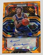 TREY MURPHY III - 2021 Panini Prizm Draft Picks - College Penmanship Orange Ice