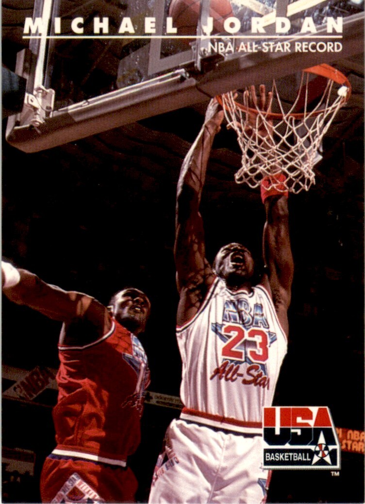 1992 SkyBox USA #43 Michael Jordan Chicago Bulls
