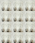 24 Bulbs 12 Pack Light Bulbs Decorative & ceiling fan Ge Glass Dimmable Classic