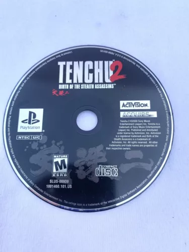 Tenchu 2 PS1 Birth of the Stealth Assassins (Sony Playstation 1 DISC ONLY 