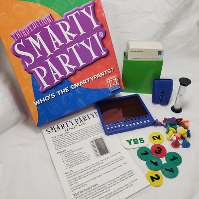 Smarty Party Board Game Replacement Parts Pieces Pants Tokens Cards Viewer Chips