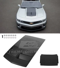 Matte Black Hood Vent For 10-15 Chevrolet Camaro ZL1 TL1 Style Bonnet Air Duct