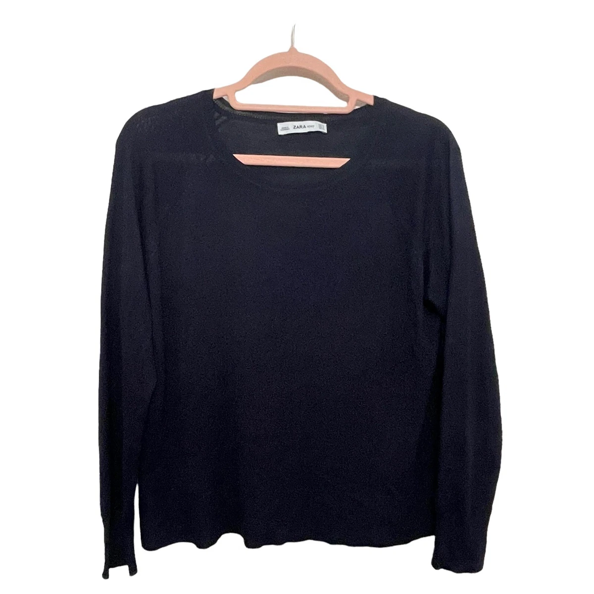 Long sweater with hotsell side slits zara