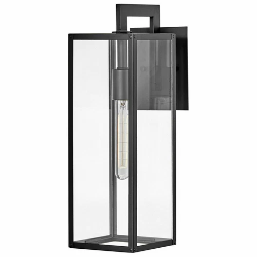 Hinkley Lighting 2594BK Max 1 Light 19 inch Black Outdoor Wall Lantern - Picture 1 of 3