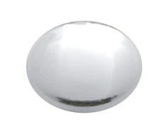 Chrome Plastic Push-On Phillips Screw Cover - Set of 10