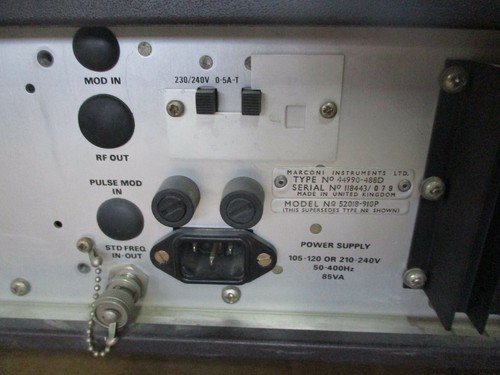 Marconi Instruments 2018A 10kHz - 520MHz Signal Generator - 第 6/6 張圖片