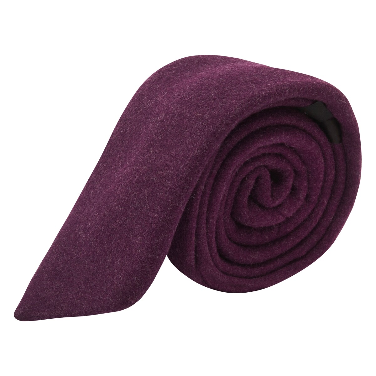 purple tweed tie
